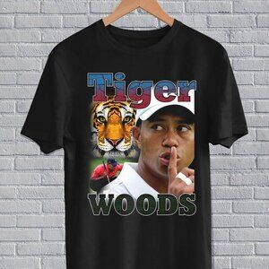 Tiger Woods The Masters Champion 90s Bootleg Golf Legend Fan Collector Graphic